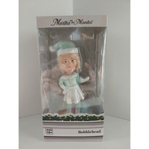 Martha Stewart Holiday Bobblehead Martha On The Mantel Christmas Decor‎ - NEW